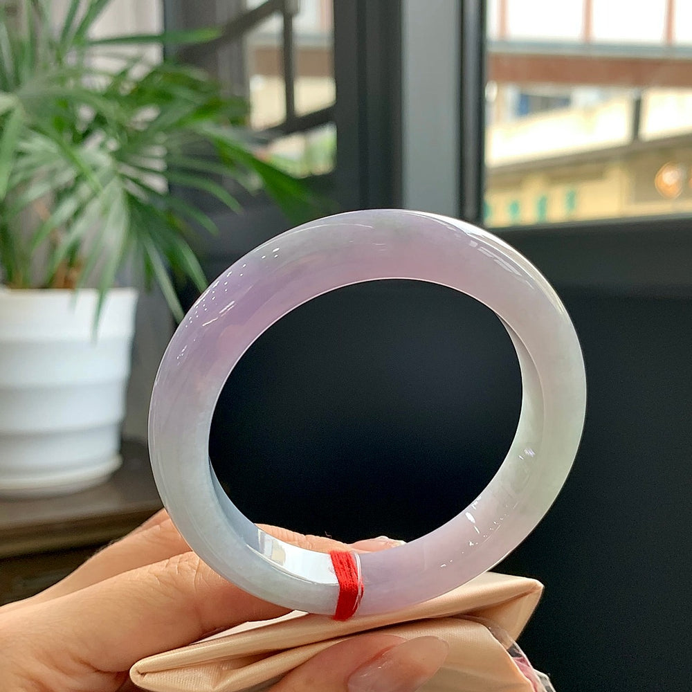 Fine Condition Jadeite Bangle · Size 56.2-11.6-9