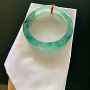 Fine Condition Jadeite Bangle · Size 55-12-9